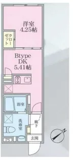 エストゥルースプラス田端【3階】の間取り
