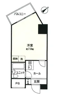 山下公園サンライトマンション弐号棟【5階】の間取り