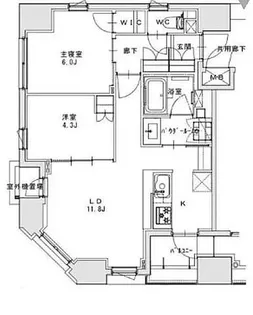 正金アパートメント入船【9階】の間取り