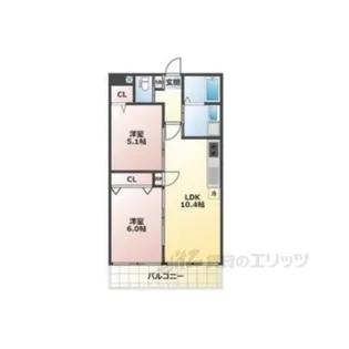 ALEGRIA郡山【2階】の間取り