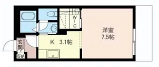 ヒルサイドたかとり【1階】の間取り