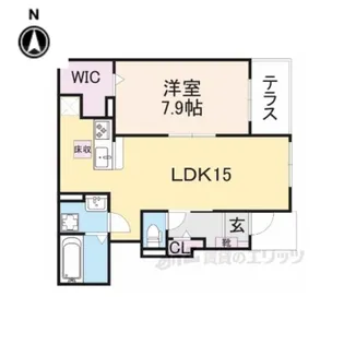 セレーノ【1階】の間取り