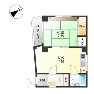 コーポ雅【2階】の間取り