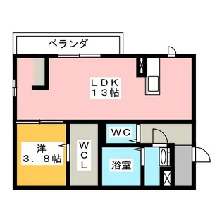 グランパセオ【3階】の間取り