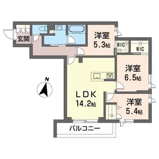 ルミナス・エイル【2階】の間取り