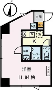 パルク北参道【3階】の間取り