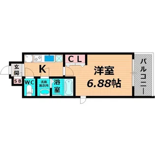 Quintet JOTONOE【7階】の間取り