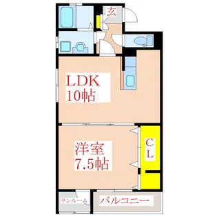 M&Mマンション【3階】の間取り