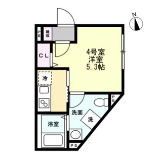 (仮称)伊勢町アパート【3階】の間取り