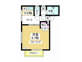 コーポSKII【2階】の間取り