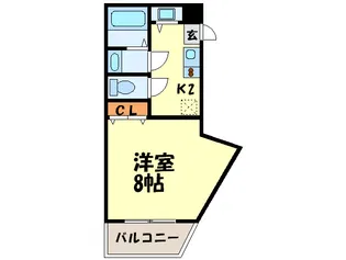 グランディオス大橋【2階】の間取り