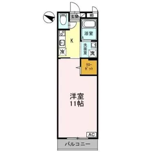 ラール古新開【1階】の間取り