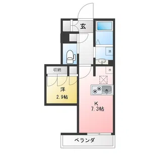 リラフォート紫苑【3階】の間取り
