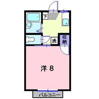 レジェンドハウス A【1階】の間取り