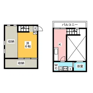 うらら【1階】の間取り