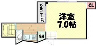 エムズマンション【8階】の間取り