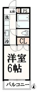 カレッジサイド清水【1階】の間取り
