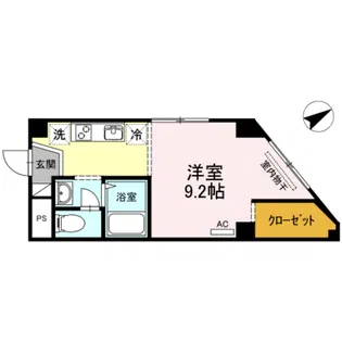 アクスター【4階】の間取り