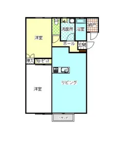 ラヴィベル【1階】の間取り