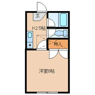 鈴木コーポ【2階】の間取り