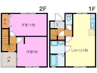 静岡県浜松市中央区初生町【一戸建】の間取り