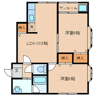 エクセレントY5【1階】の間取り