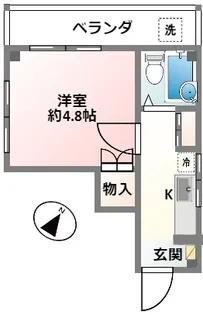 ツーワンビルド森本【3階】の間取り