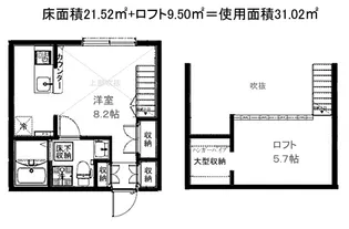 西荻窪 洋風建築【1階】の間取り