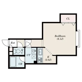 リバティベル【2階】の間取り