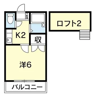レジデンス森【1階】の間取り