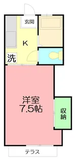 グリーンハイツ【1階】の間取り