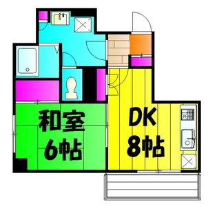 桜フラッツ【4階】の間取り