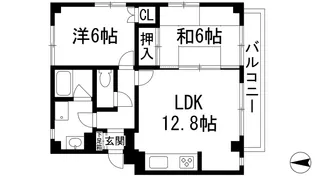 ラピーヌ2【3階】の間取り