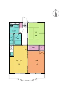 金富グランデ【3階】の間取り