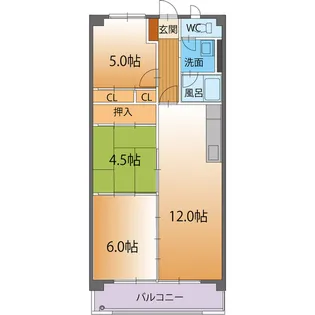 フェアリーライト【3階】の間取り