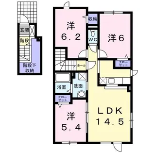 イマン【2階】の間取り