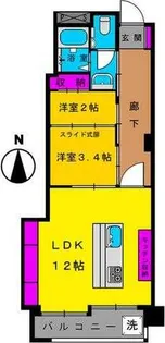 サンライフ高円寺【7階】の間取り