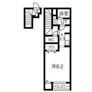 グロース・リープ【2階】の間取り