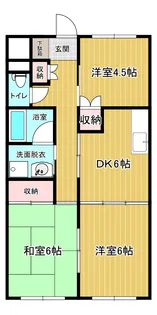 コーポ宝【3階】の間取り