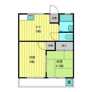 コーポ三光【2階】の間取り