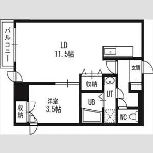 コリーナフォレスタ【2階】の間取り