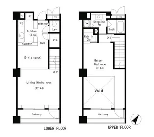 パークアクシス南麻布の間取り