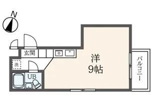 ユーカリハイツ八王子【1階】の間取り