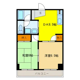 岐阜県岐阜市川端町【マンション】の間取り