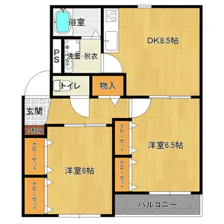 パークサイドひえだ【1階】の間取り