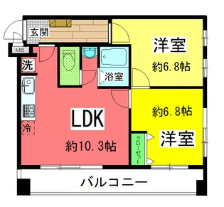 MITOIZUMI【4階】の間取り