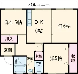 マキシム月丘A棟【4階】の間取り