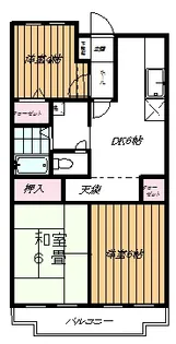 3DKの間取り画像