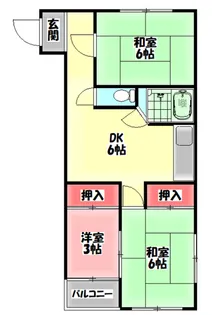 ベストハイツジョイ【3階】の間取り