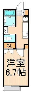 クリスタル青井I【1階】の間取り